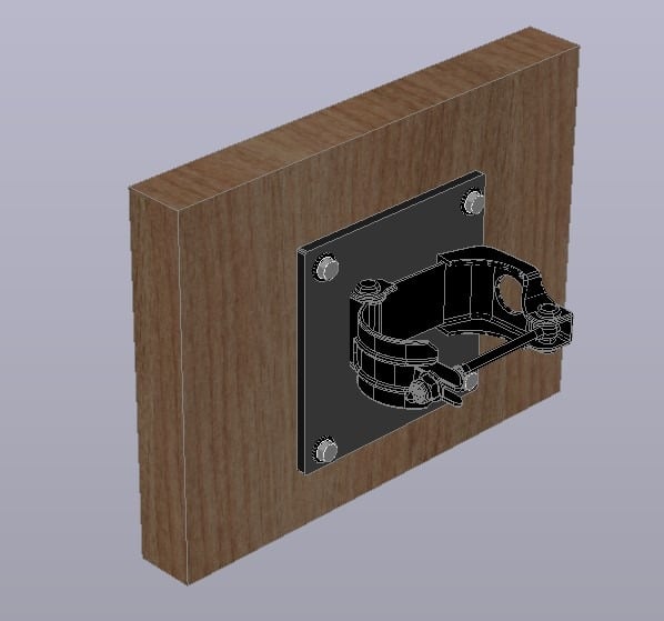 Wood Clamp Plate D-D-Tube Wood Clamp Plate D-D-Tube