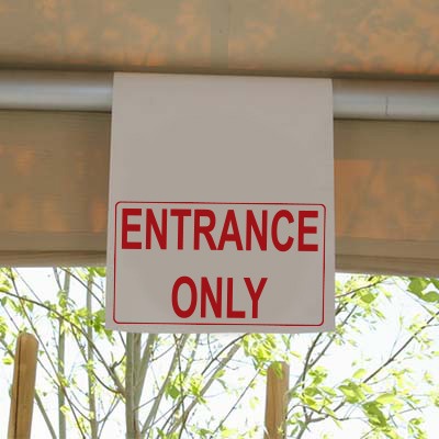 Tent-Hanging-Sign- -Full 400x400 - Entrance Only