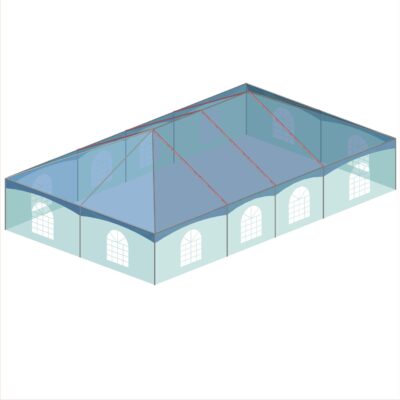 30x50 Keder 3D Illustration 30x50 Quick Track Keder Frame