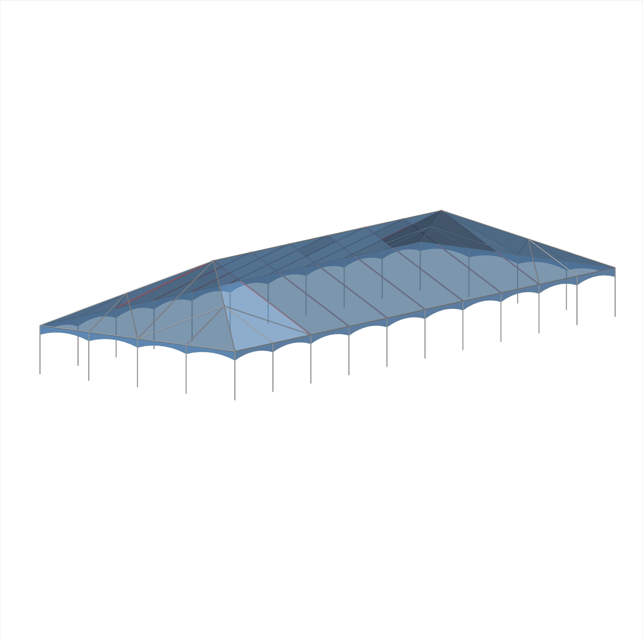 40x100 Quick Track Keder Frame Tent