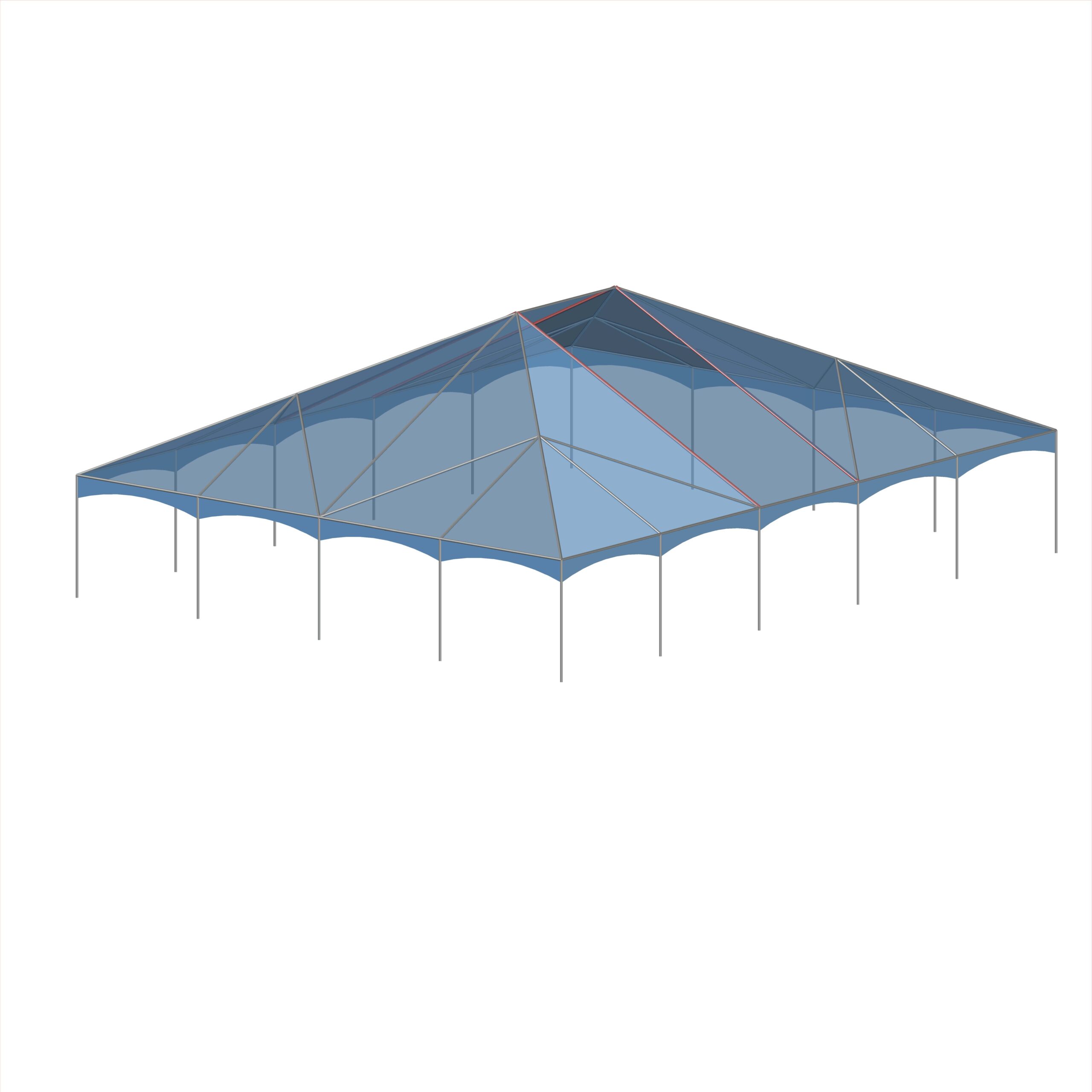 40x50 Quick Track Keder Frame Tent