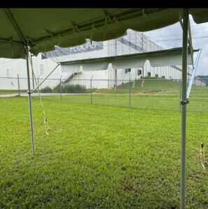 Tent Awning for tent legs and perimeters