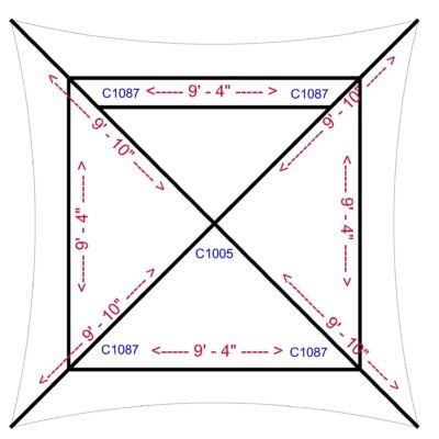 Aspire 10x10-14x14 Tent