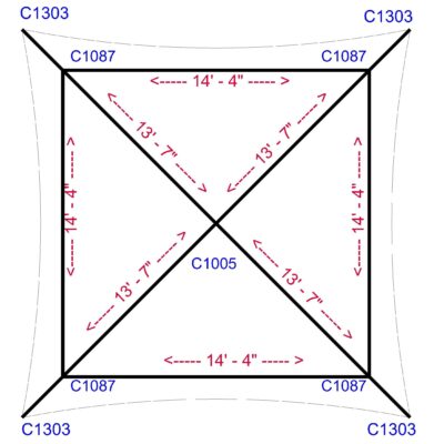 Aspire 15x15-19x19 Tent