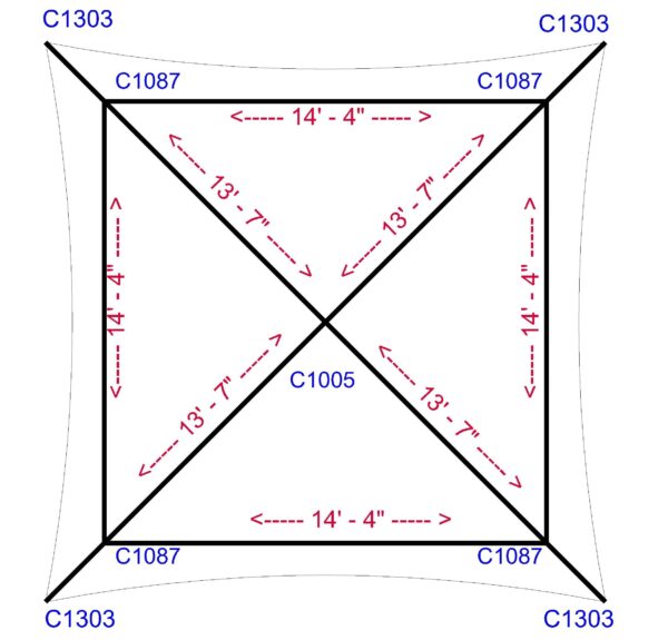 Aspire 15x15-19x19 Tent