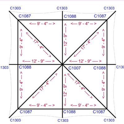 Aspire 20x20-24x24 Tent