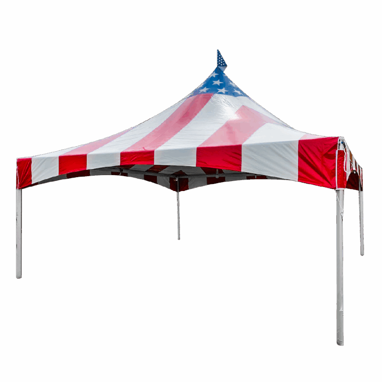 20x20 Complete Patriotic QuickPeak Flag Style