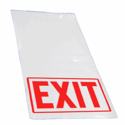 Tent Hang Sign - EXIT