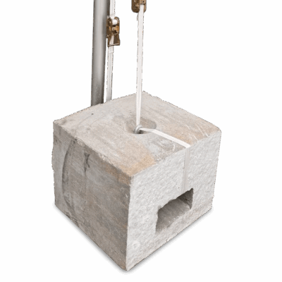 500 lbs concrete blocks