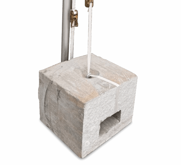 500 lbs concrete blocks