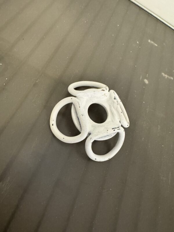Quick Peak Tent Top Support Ring. Ring only (Part) with four welded D-Ring.   (Flower ring)
