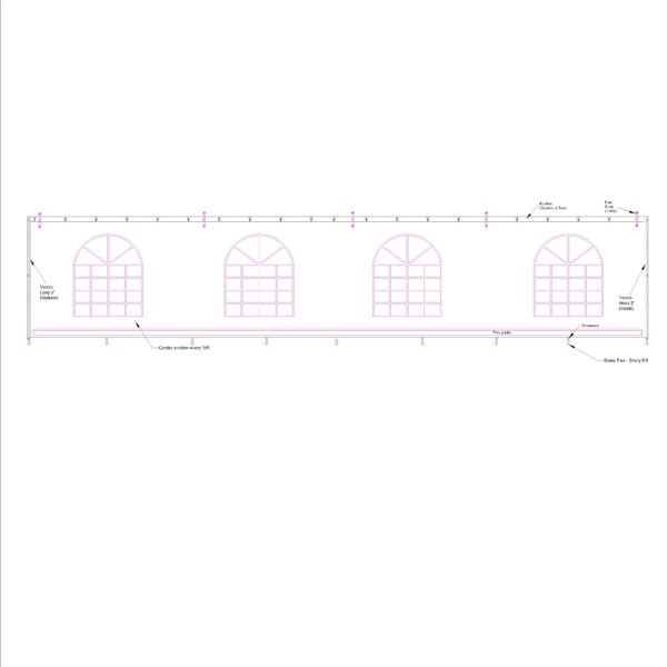 SW8x40-W Window Sidewall 8x40