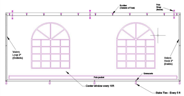 8x20 window sidewall Window Sidewall 8x20