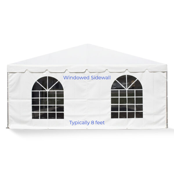 Windowed Sidewall 8 feet panel Window Sidewall 8x20